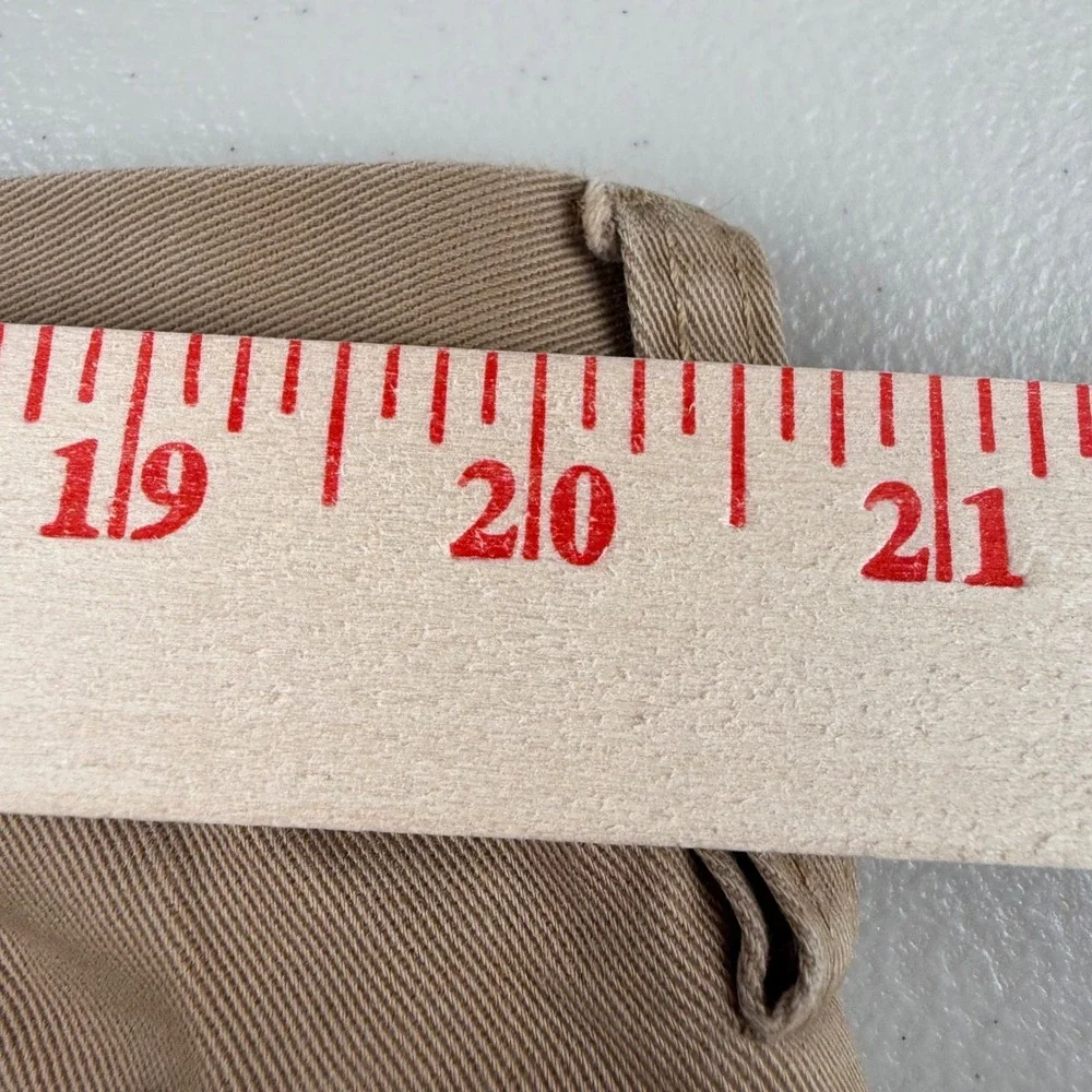Polo Ralph Lauren Preston Pant Men 40x29 Khaki Tan Chino Twill Cotton Trousers